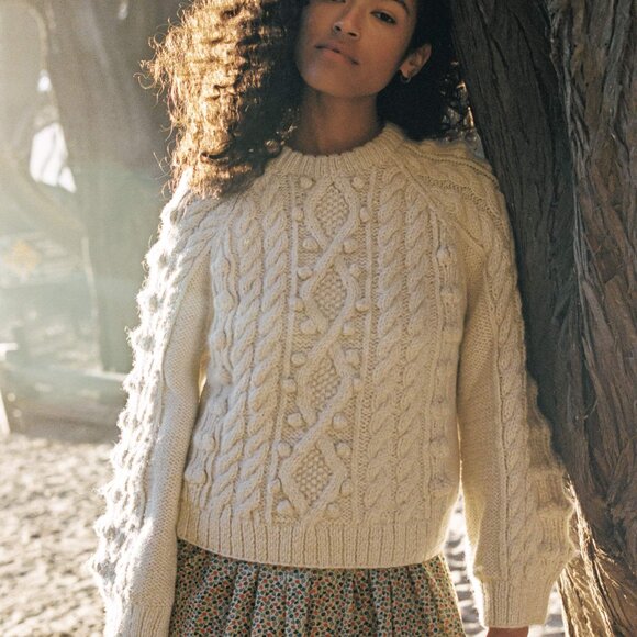 Christy Dawn Sweaters - Christy Dawn Ricky Sweater, Size Small, Color Natural